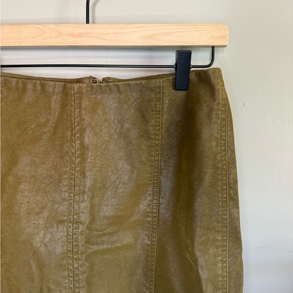 Free People Faux Leather Mini Skirt - Picture 4 of 4